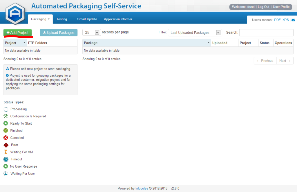 Использование Automated Packaging Self-Service для создания и тестирования msi/app-v пакетов